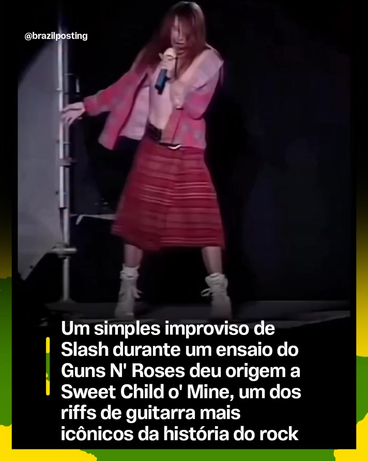 Slash desmente o mito: riff de 'Sweet Child o' Mine' não nasceu de improviso em ensaio do Guns N' Roses