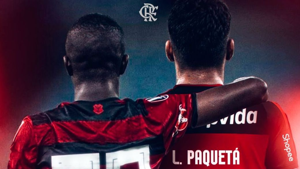 O recado bem rubro-negro de Vinícius Júnior para Lucas Paquetá após anúncio do Flamengo