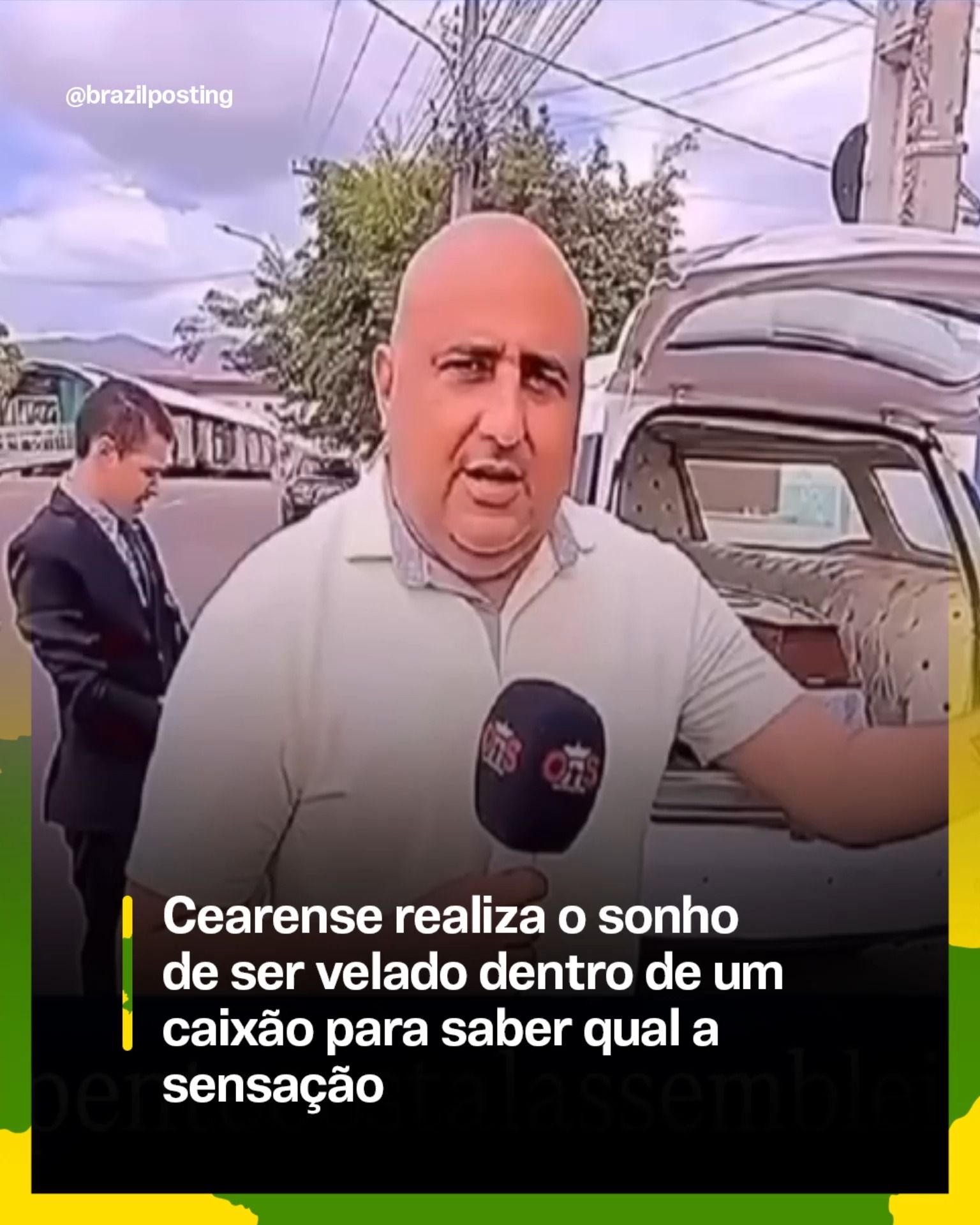 Morador de Sobral realizou o sonho de ser velado dentro de um caixão ainda em vida