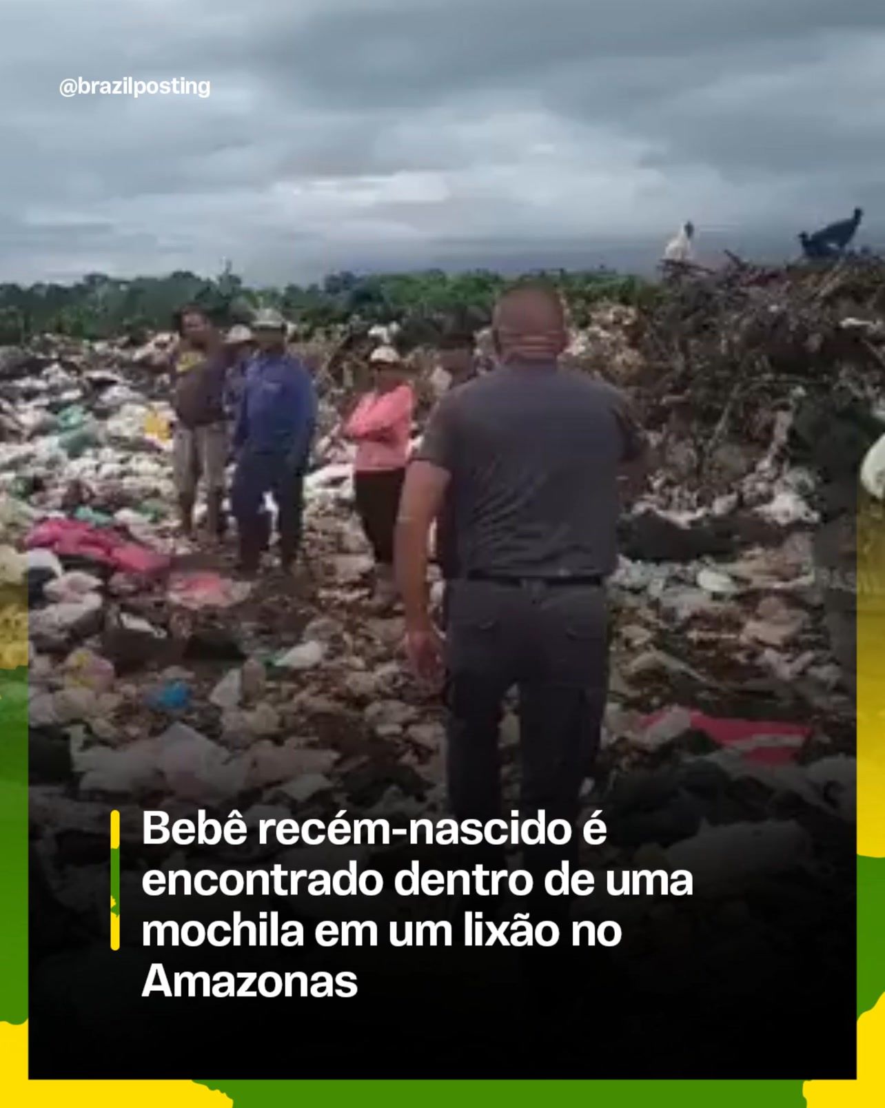 Recém-nascida é encontrada dentro de mochila em lixão do Amazonas; mãe confessou e foi indiciada por homicídio qualificado