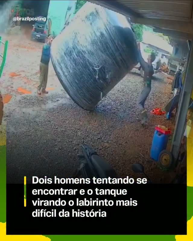 Dois homens dando voltas: o experimento invisível do tanque