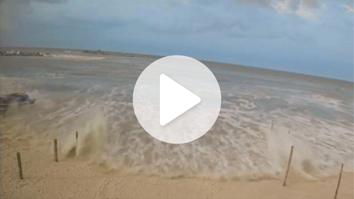 O que é tsunami meteorológico raro que invadiu restaurante e atingiu cidade histórica duas vezes em 2026
