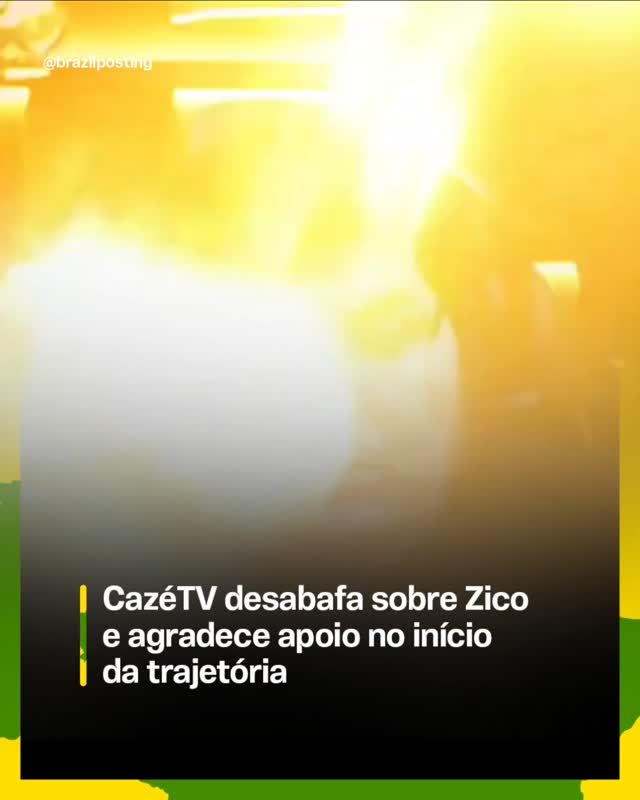Casimiro abre o coração sobre Zico e diz que sem o Galinho a CazéTV não existiria