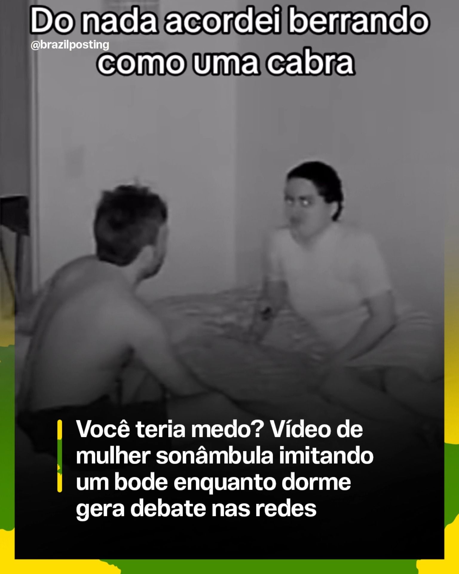 Berrar como cabra no meio da noite tem nome: o que a ciência diz sobre quem faz barulho estranho dormindo