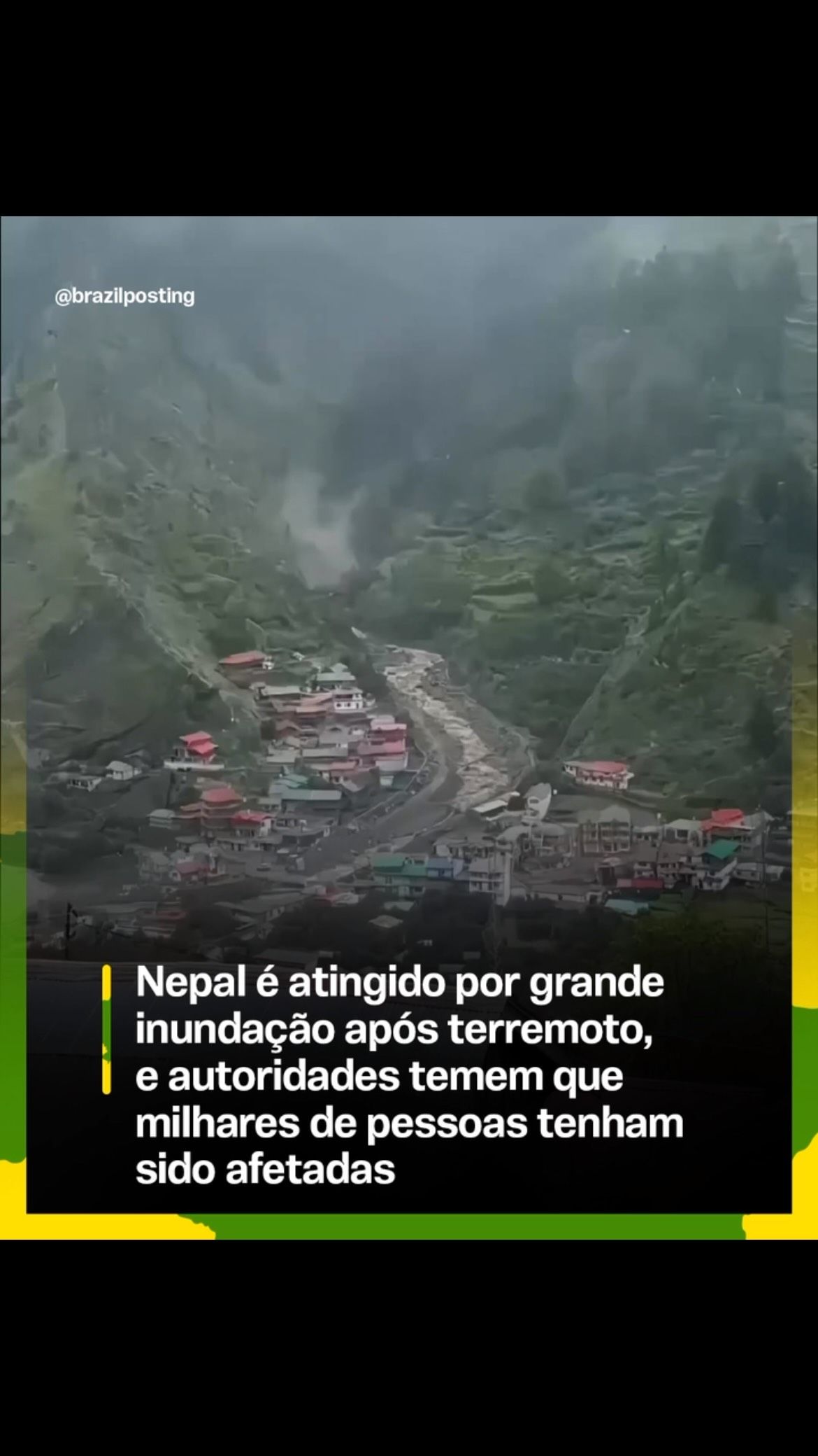  Te rremoto de 4,4 no Ne pal desen cadei a inundação com cento s de mortos