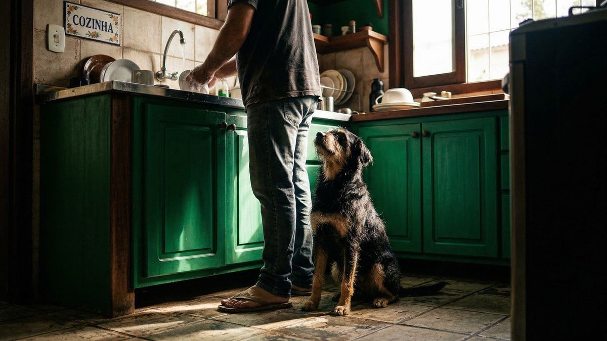 Por que alguns cães seguem o dono para todos os cômodos da casa