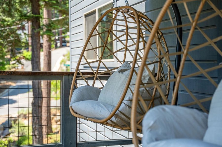 Hanging egg chairs