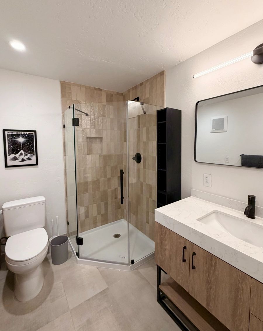 Bunk room bathroom