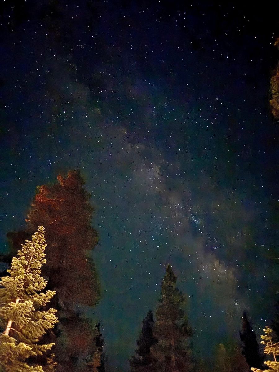 Night sky from the deck