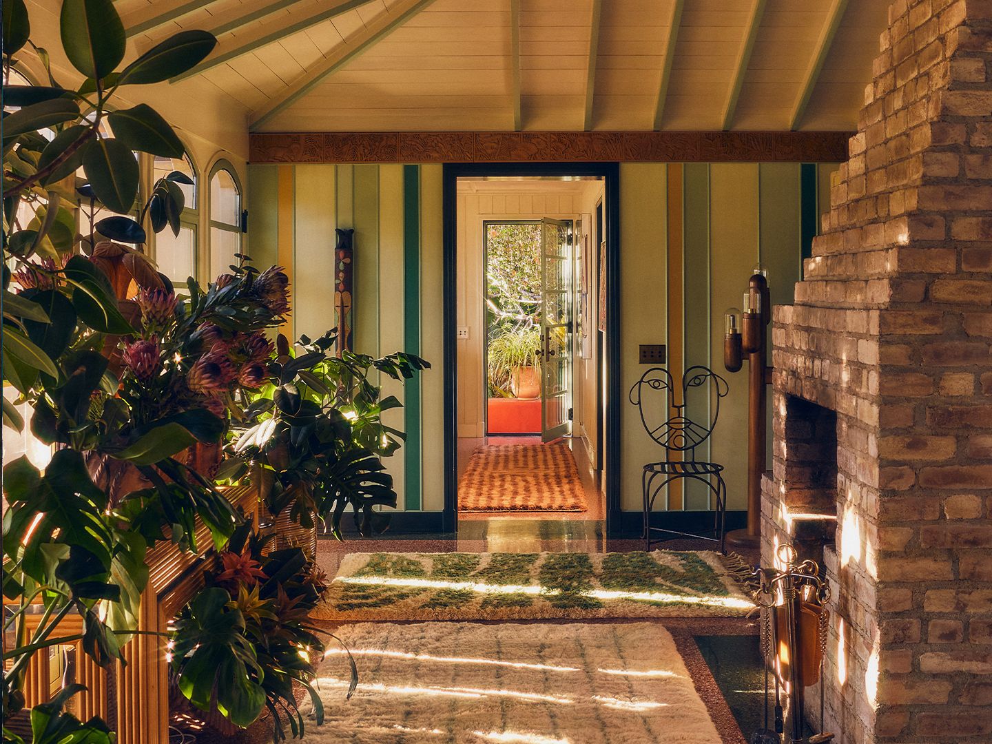 Monstera - Macadamia - Beni Rugs