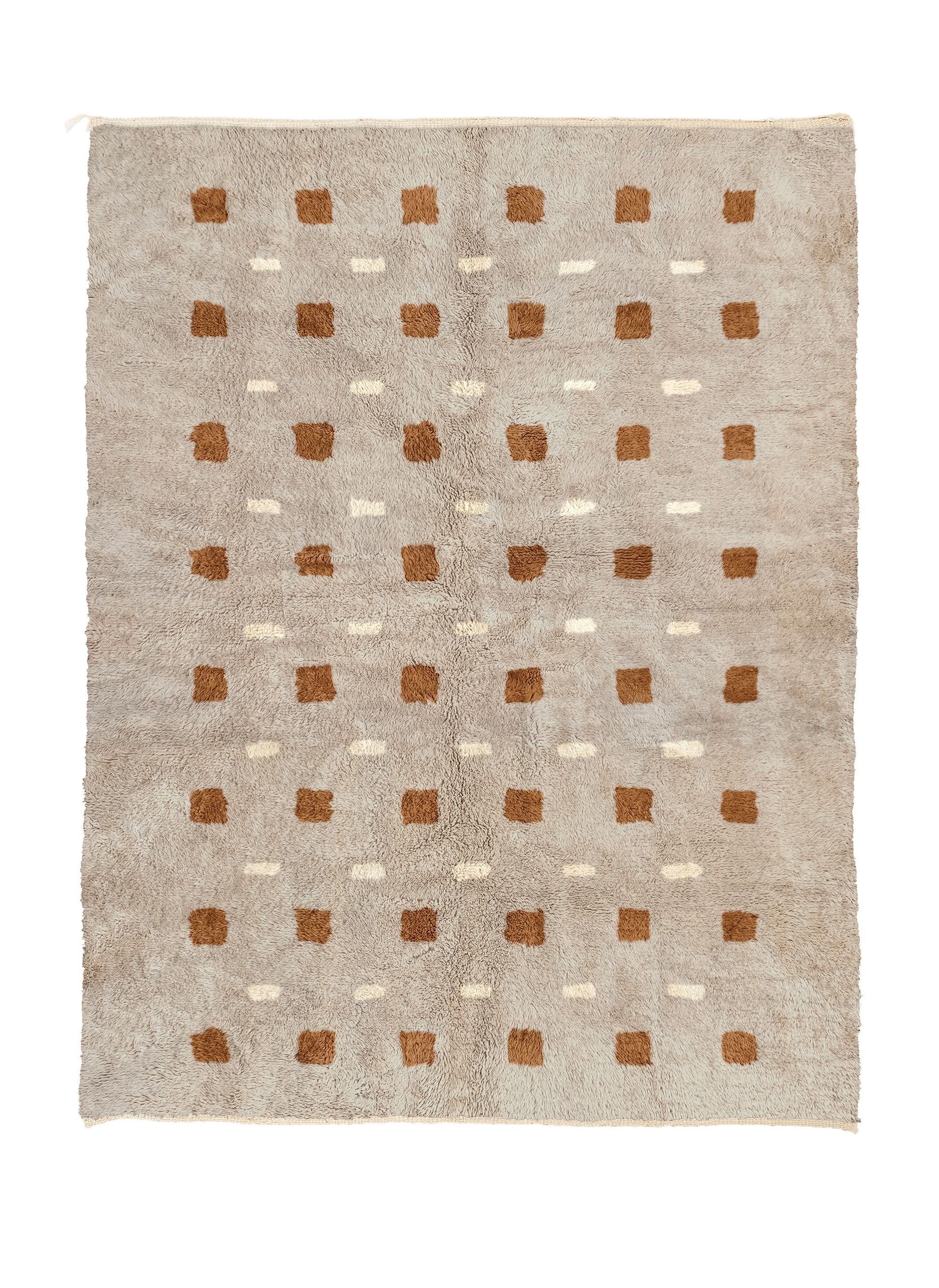 Tomorrow's Corduroy - Taupe + Natural Wool - Beni Rugs