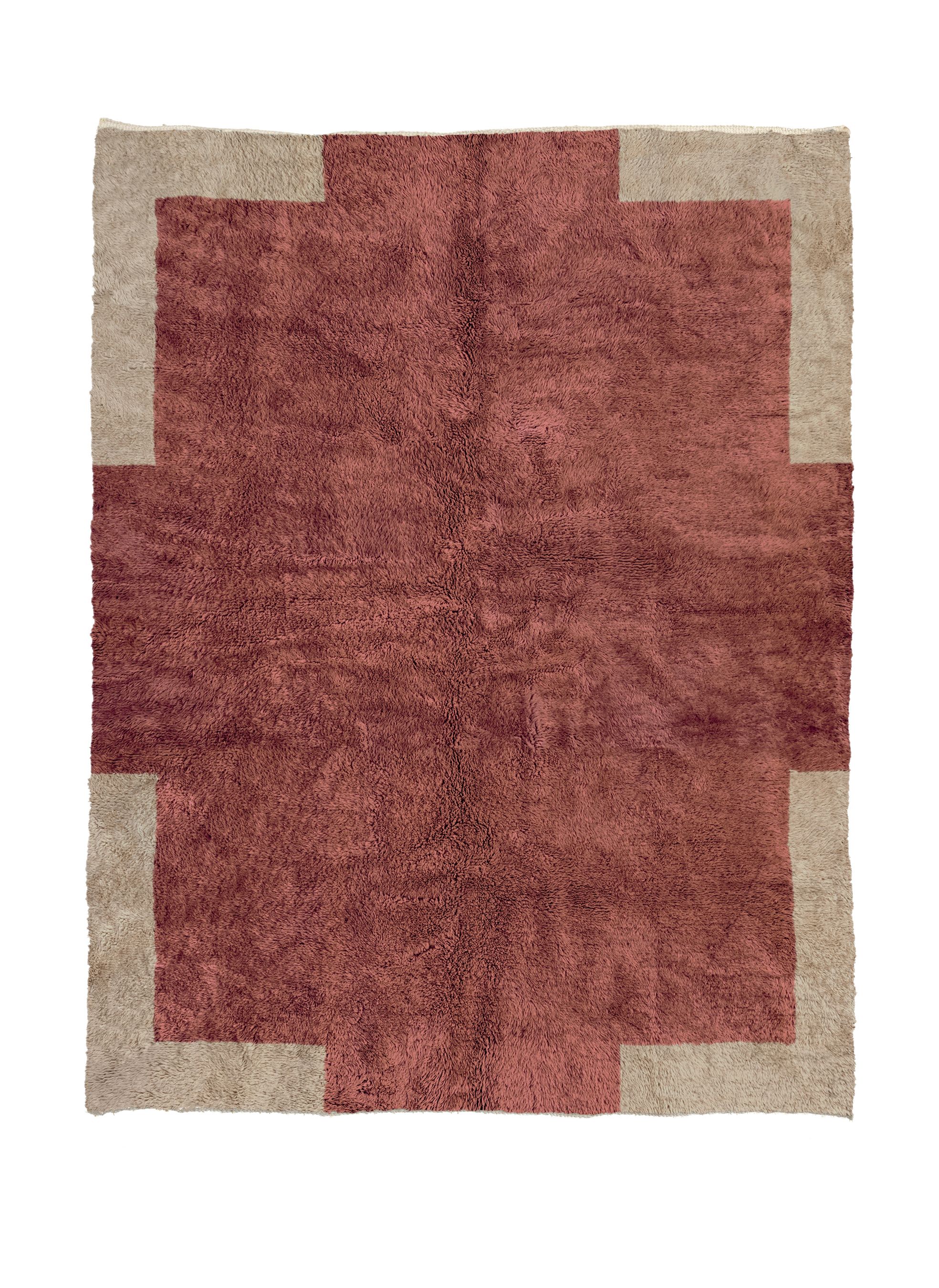 Metropolis Oxblood + Lino - Beni Rugs
