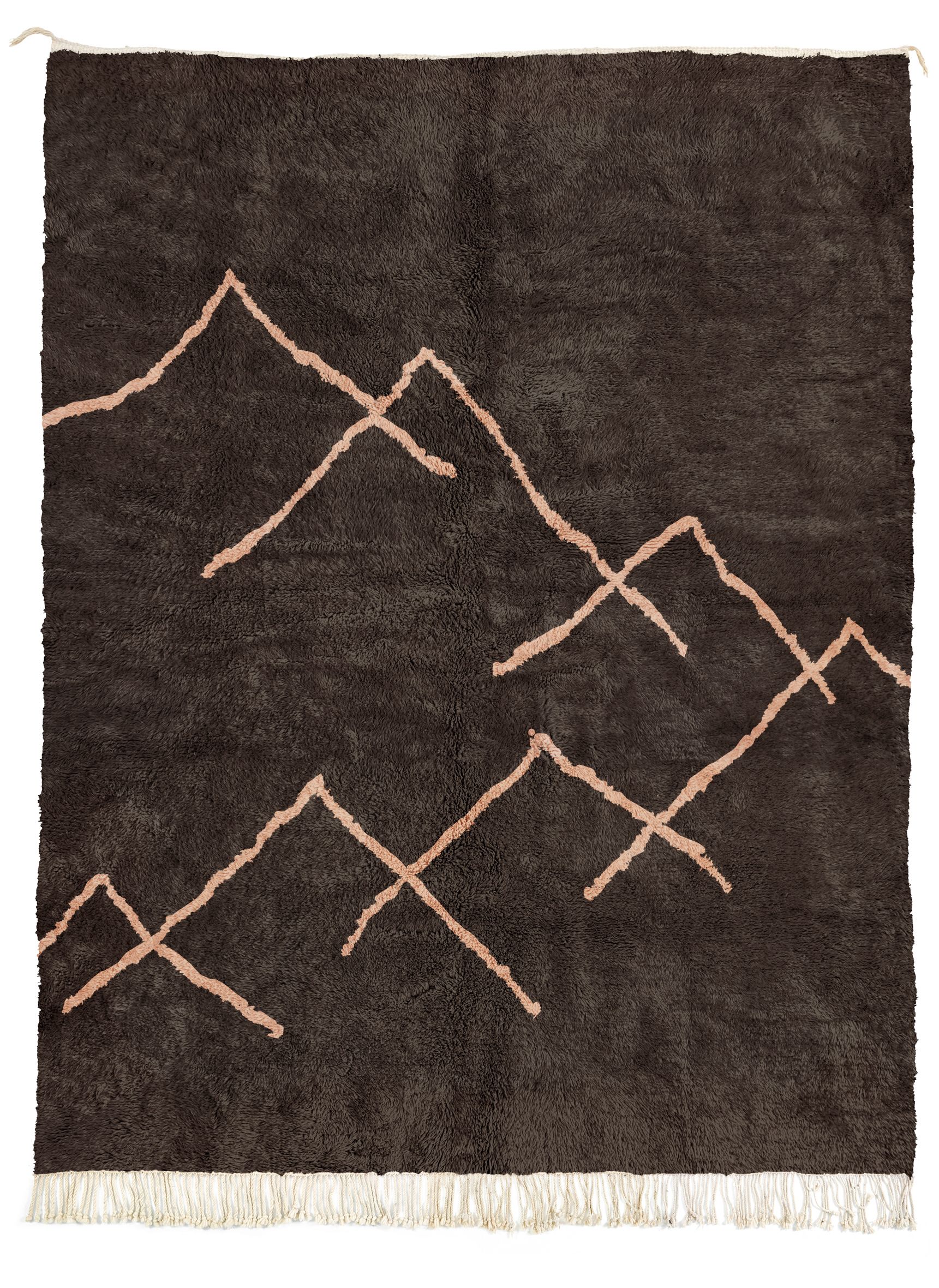 Atlas Chocolate Brown + Desert Rose - Beni Rugs
