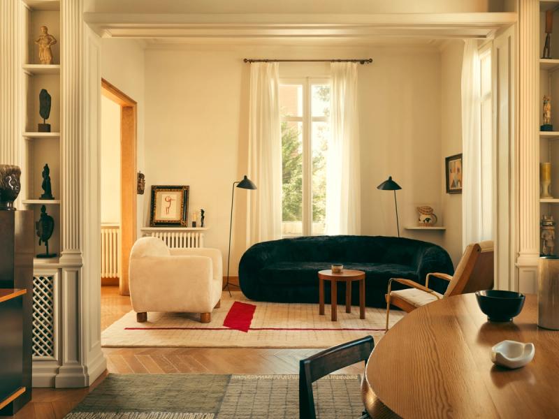 LIN-0244 rug in living room. 