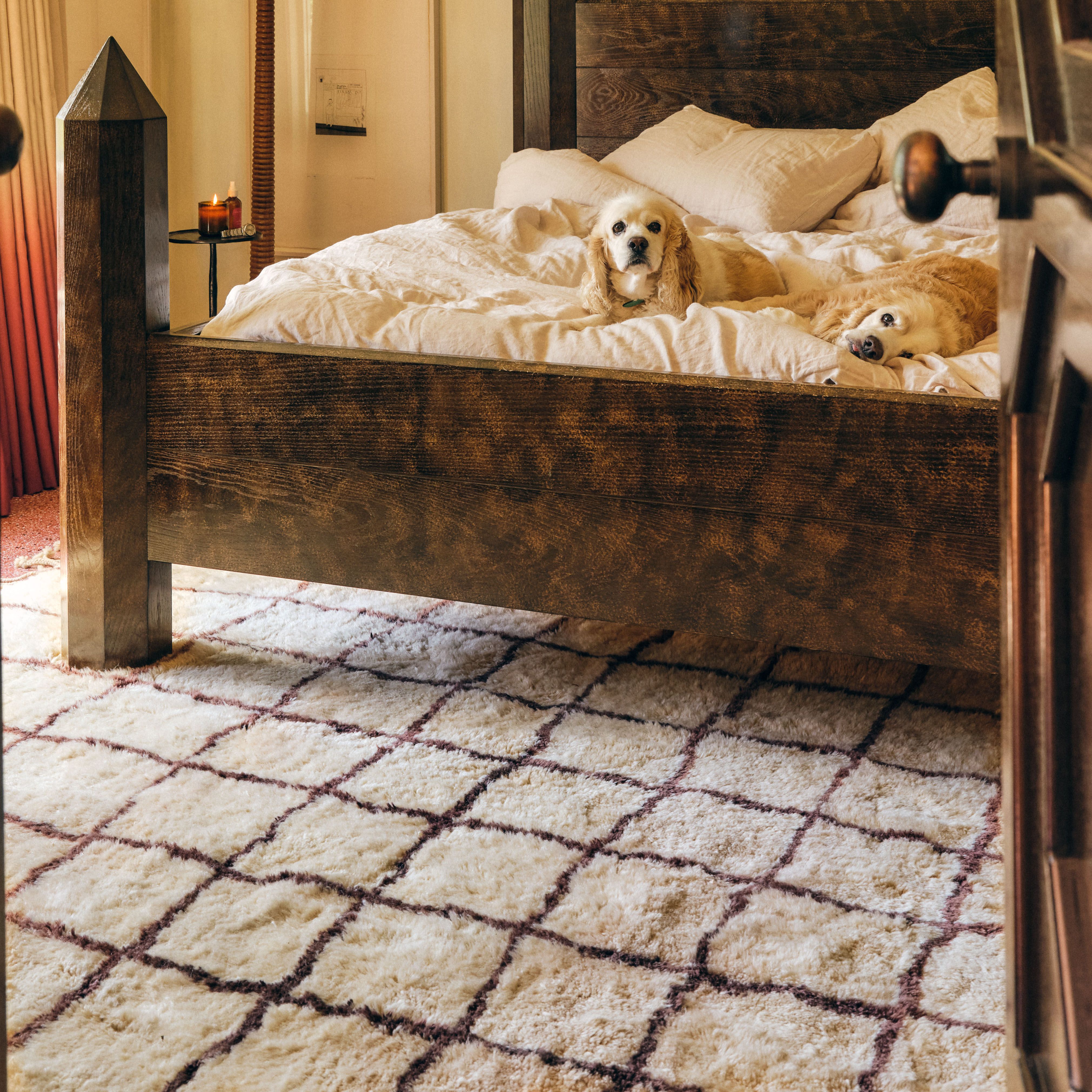87.5×179 “Orange Flamingo” ViNTAGE RUG Flamingo Estate - Beni Rugs