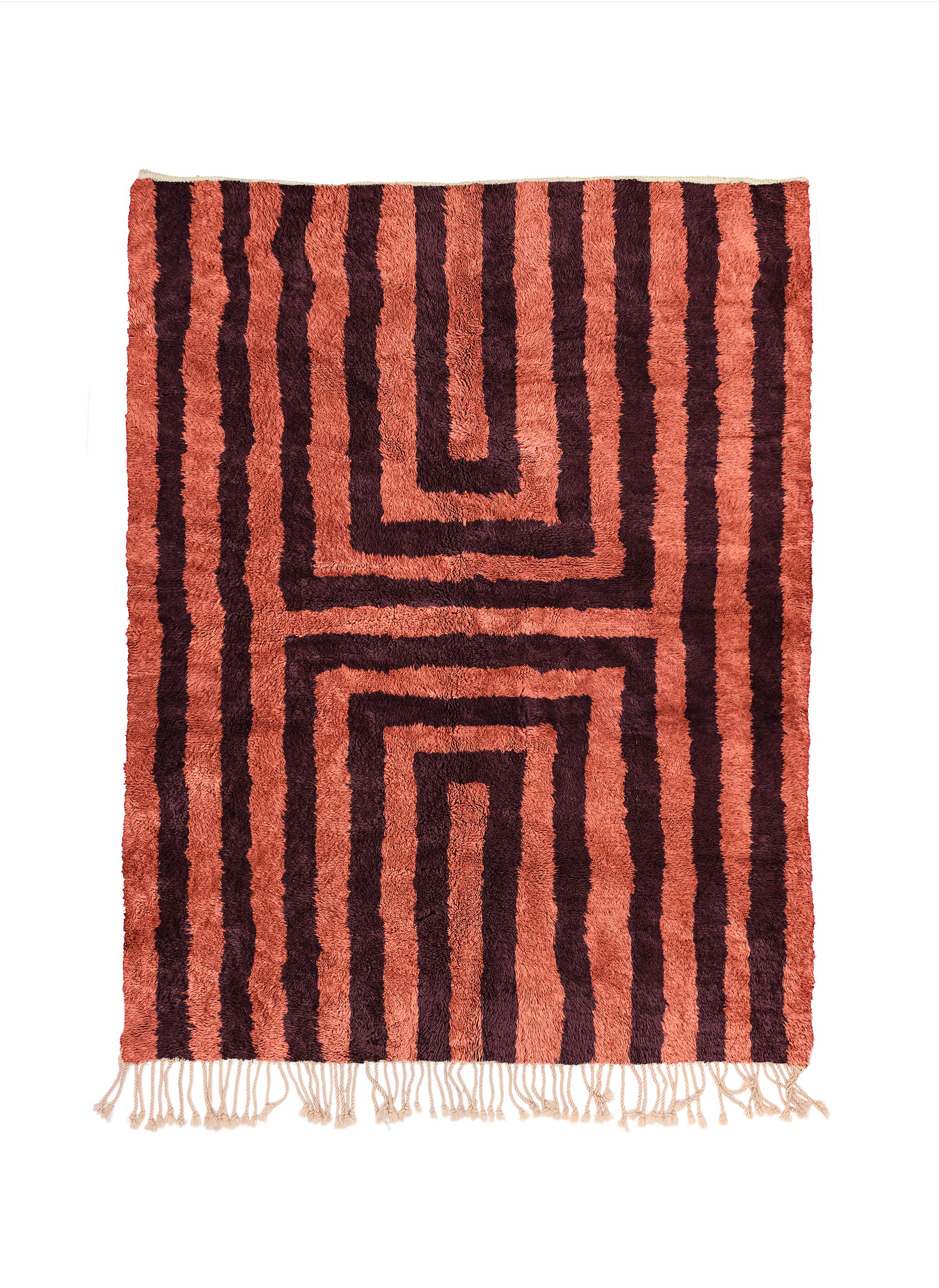 Breakfast Table - Protea + Burnt Red - Beni Rugs