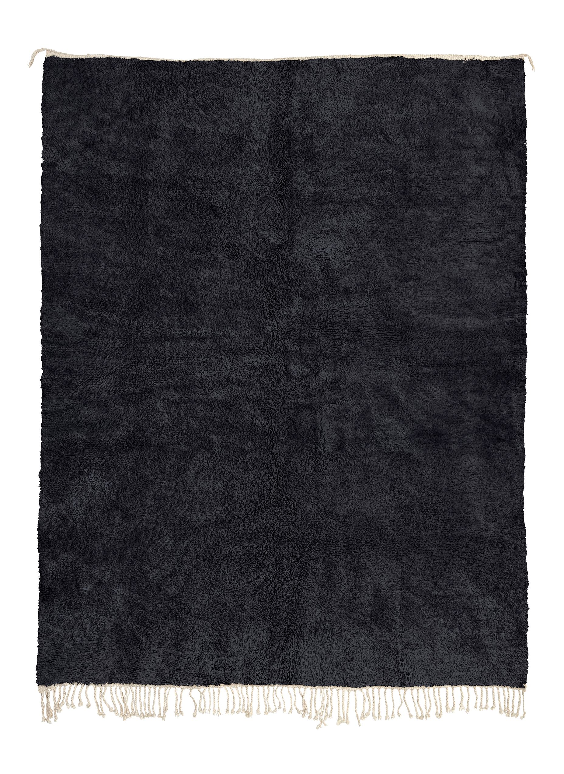 Solid - Midnight Black - Beni Rugs