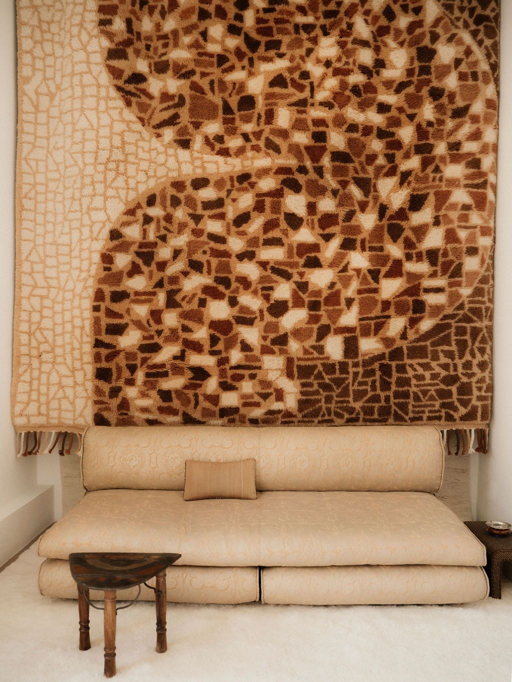 あか169もこもこTU(BE)・156・176(BK) Aho - Beni Rugs