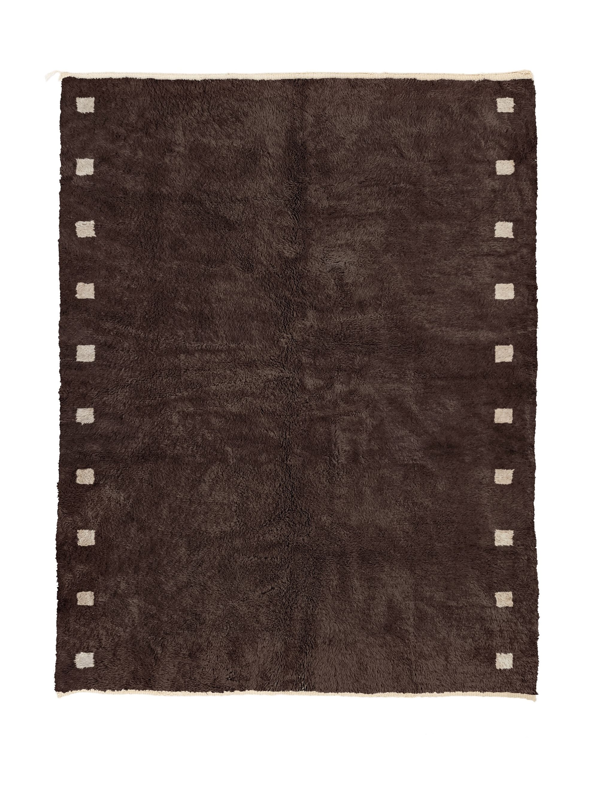 Repos - Terracotta + Chocolate Brown + Taupe - Beni Rugs