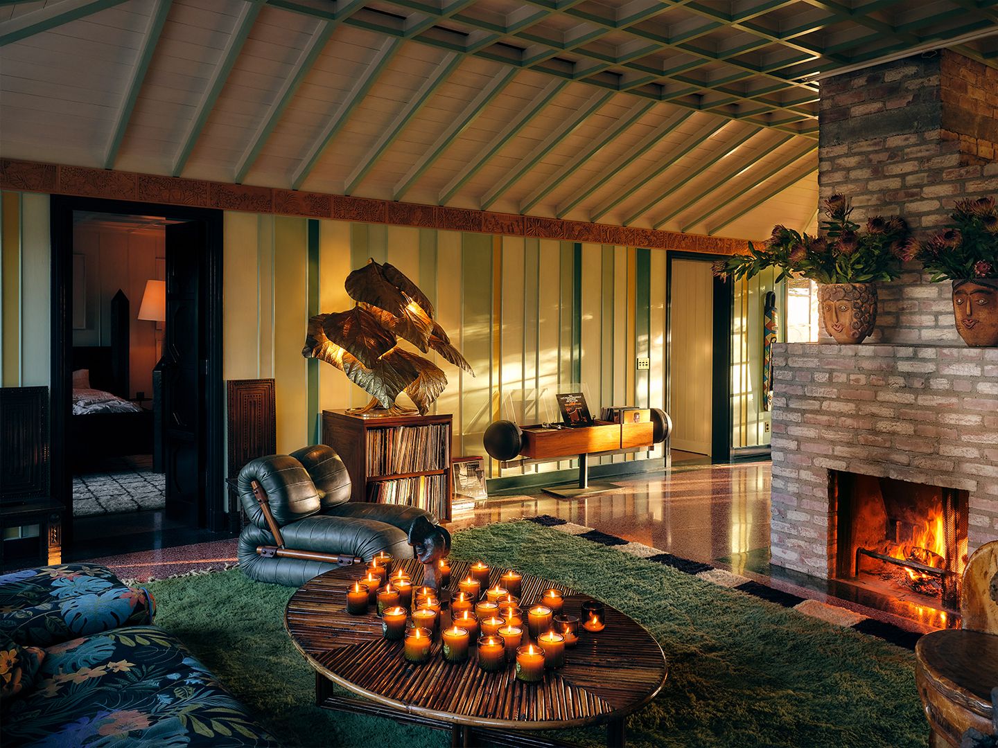 Roofline - Runner Macadamia + Taupe + Midnight Black - Beni Rugs