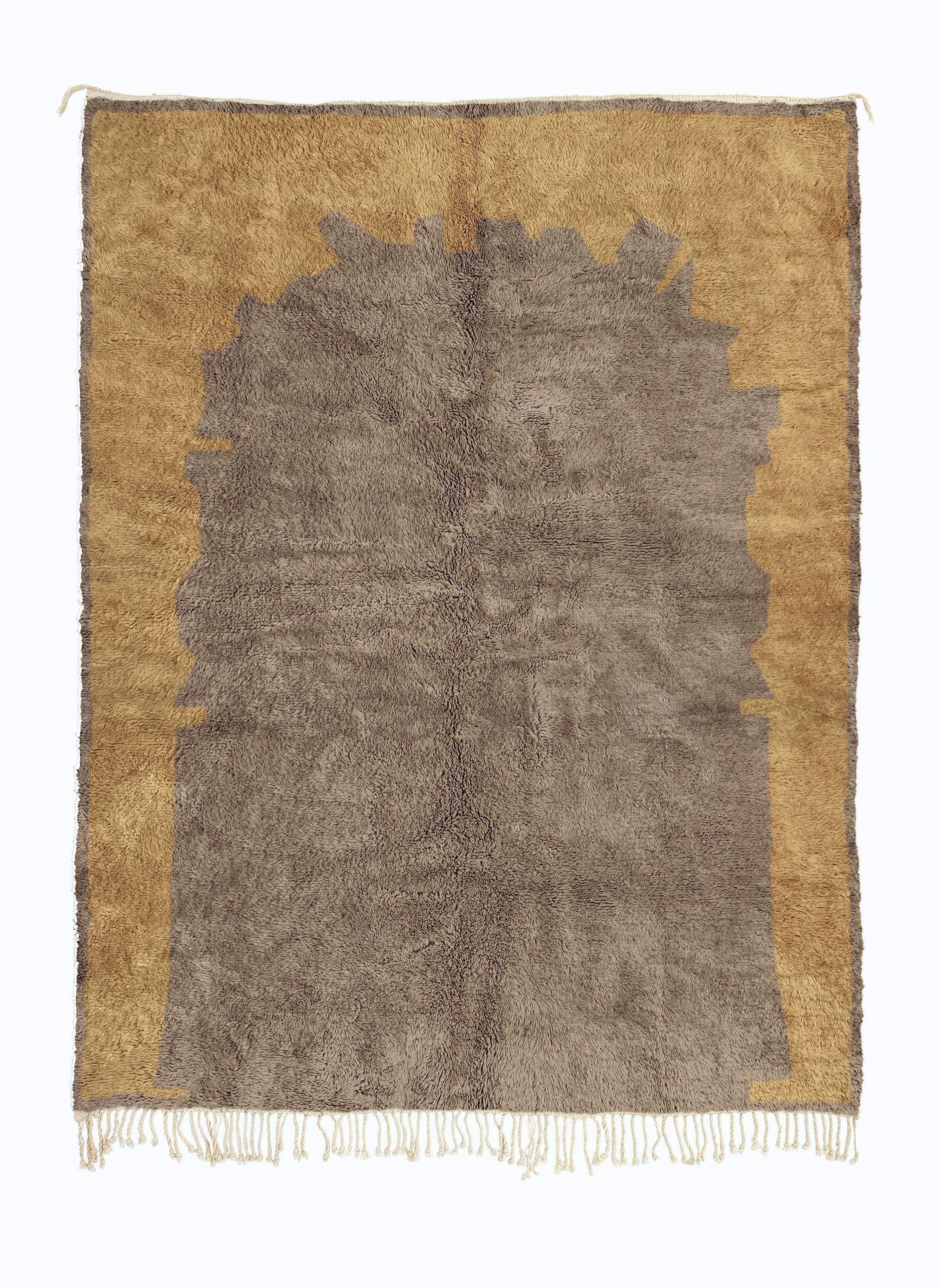 Palm Sage Green + Natural Wool - Beni Rugs