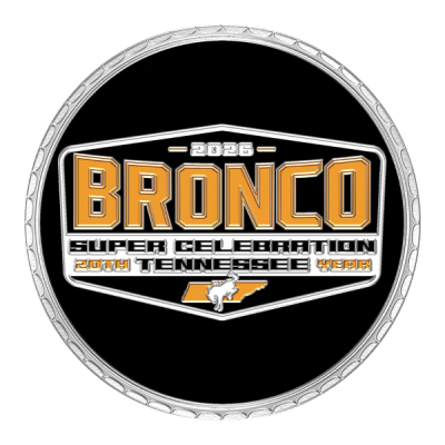 Bronco Driver Super Celebration TN 26 coin — Side A