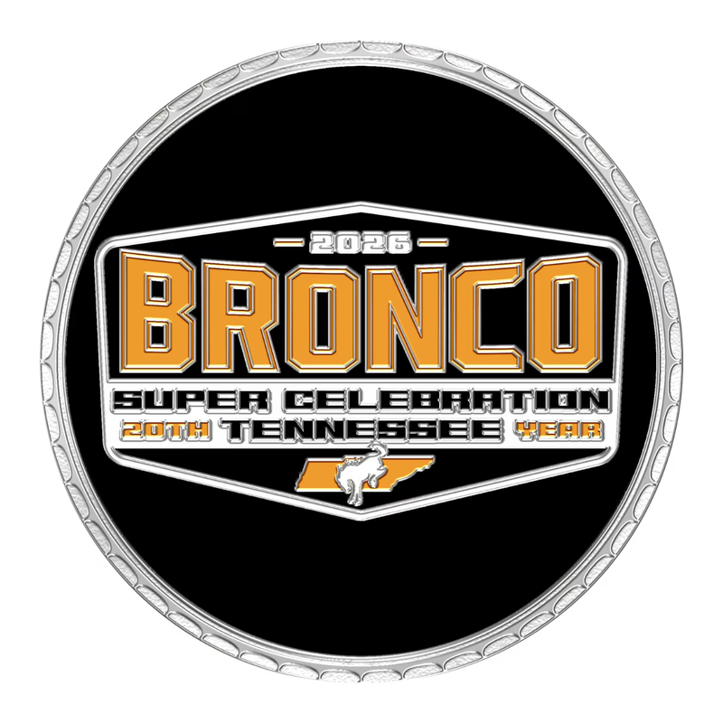 Bronco Driver Super Celebration TN 26 coin — Side A
