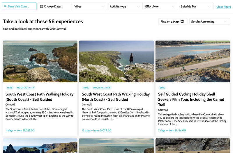 Tourist board booking system example