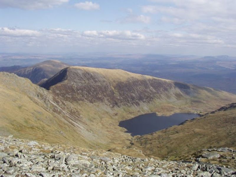 Carnedd Llewelyn mountain in wales
