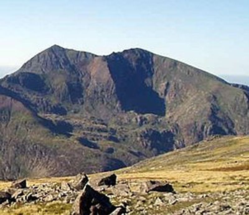 Garnedd Ugain second highest mountain in wales