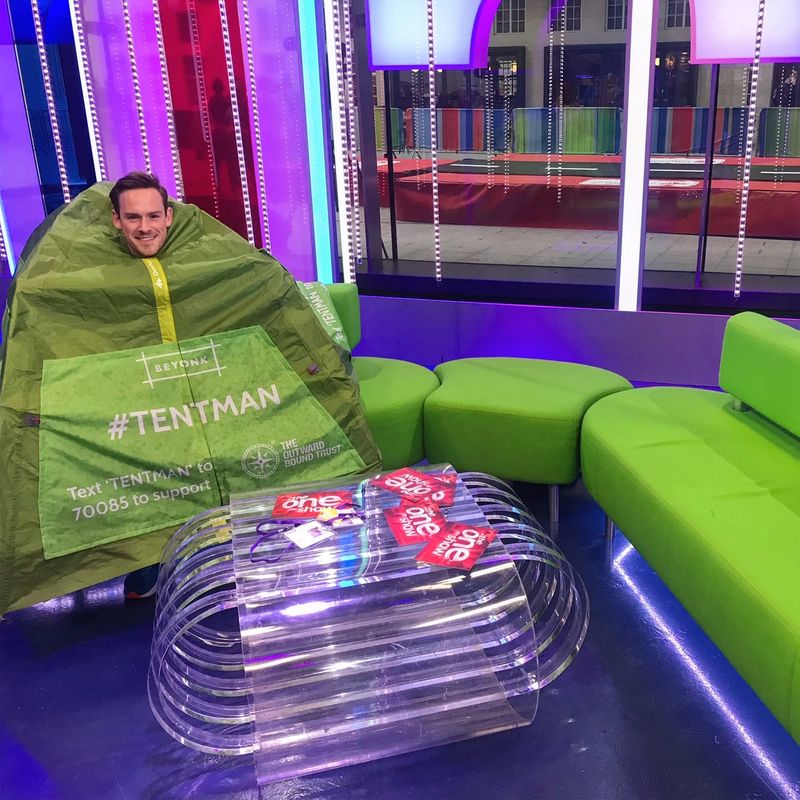 tentman beyonk founder Oscar raising benefits for getting active outdoors