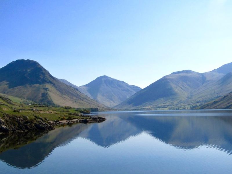 Scafell pike climbing
