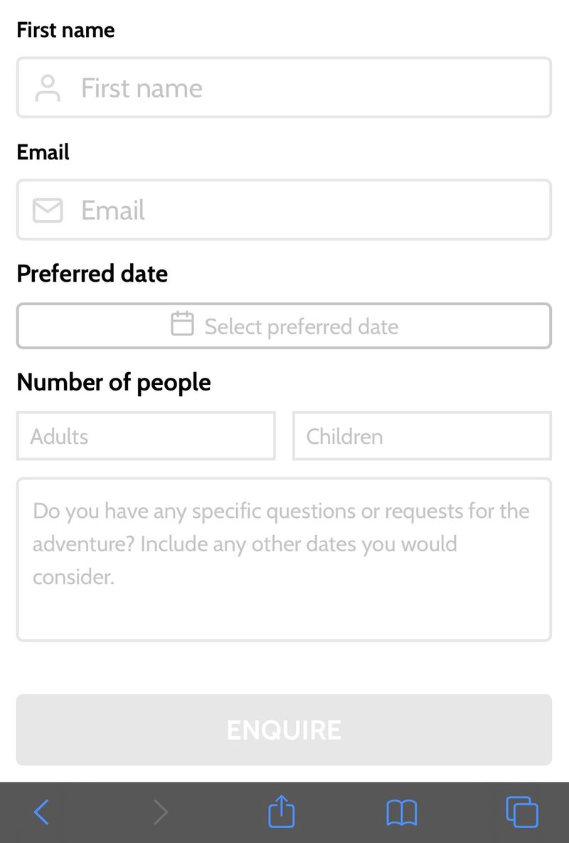 impact online booking vs enquiry