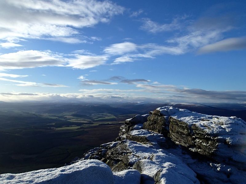 cairngorm high mountain in uk