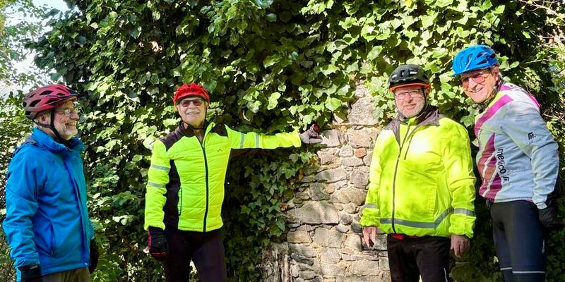 Radsportverein Rosbach testet den Bettenradweg – schöne Aussichten, aber nicht ohne Tücken