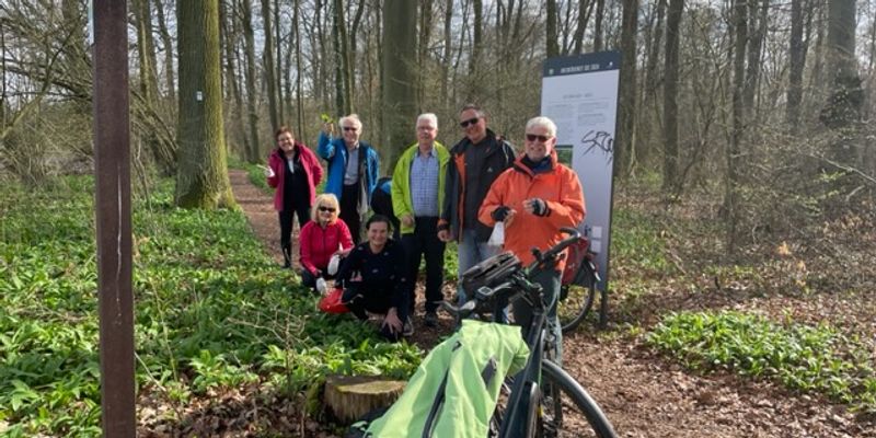 Rosbacher Radler fahren zum Bärlauch nach Bad Vilbel