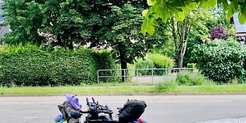 Warmfahren für die Tour de France …