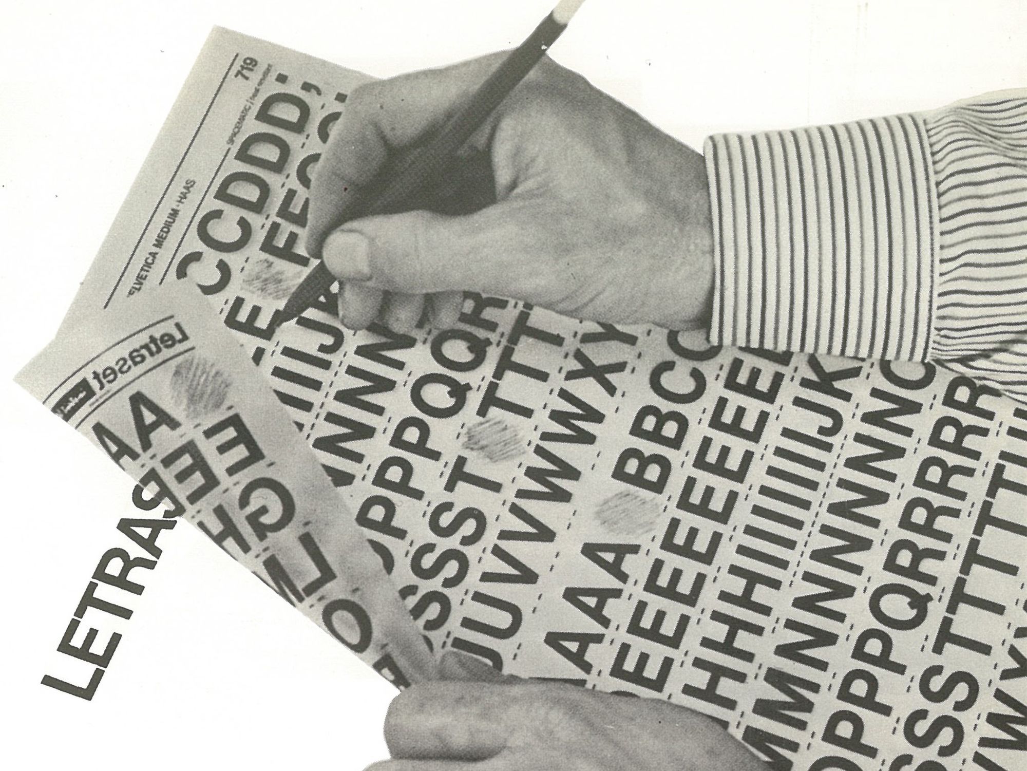 Dry-transfer lettering