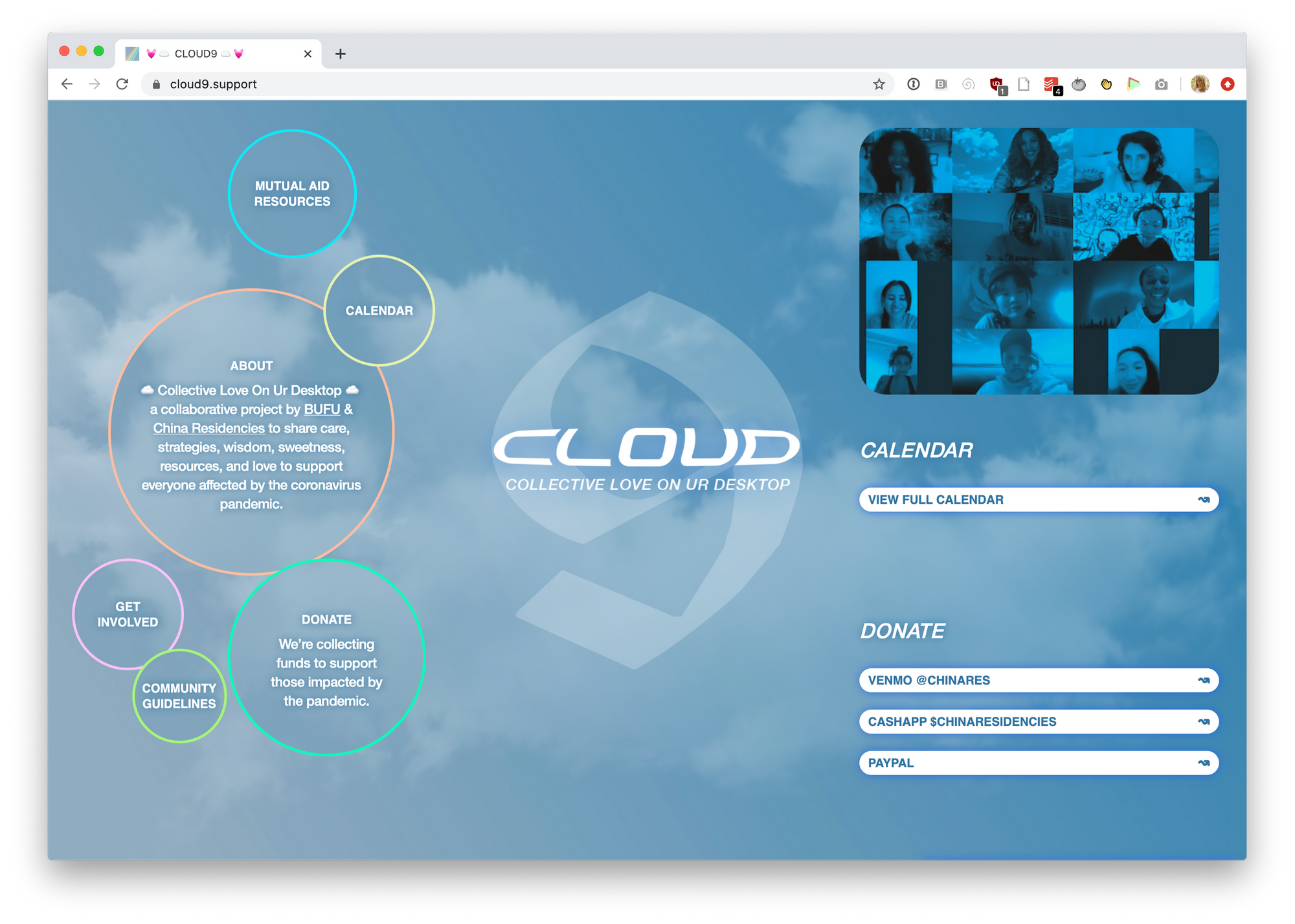 picture of CLOUD9 Website