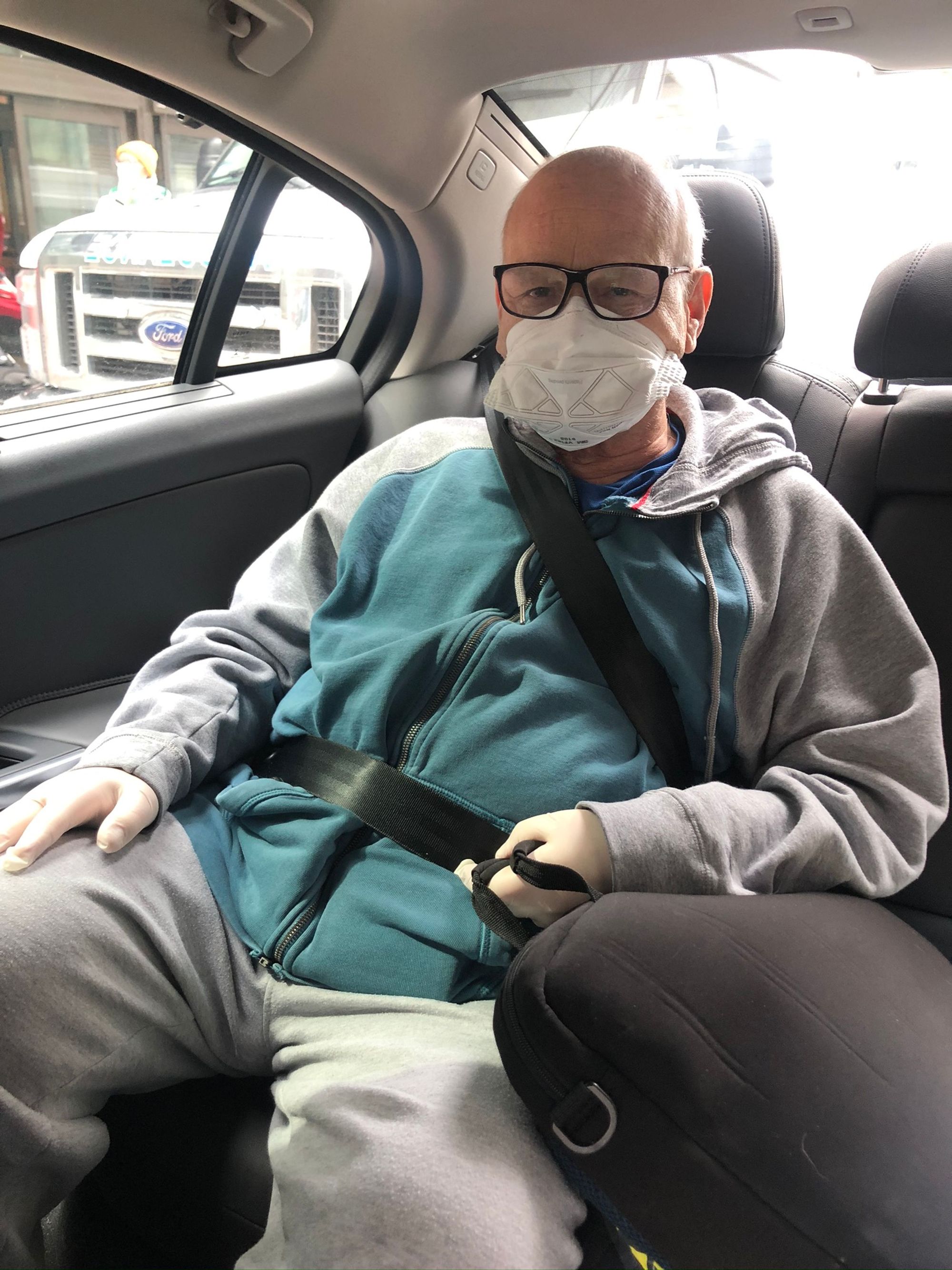 "I brought my dad to his first chemo infusion after the pandemic began at Dana-Farber Cancer Institute. They wouldn’t let me be with him for the appointment. He’s in his final days now. He’ll still be here when your article posts, but I don’t know how much longer." — Alex Goldstein