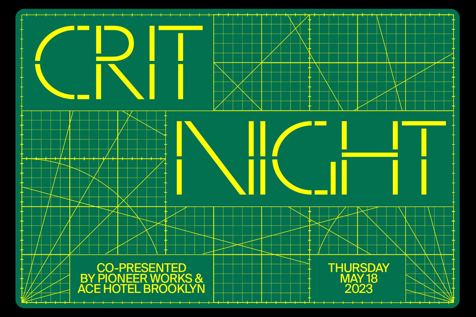 Crit Night at Ace Hotel Brooklyn