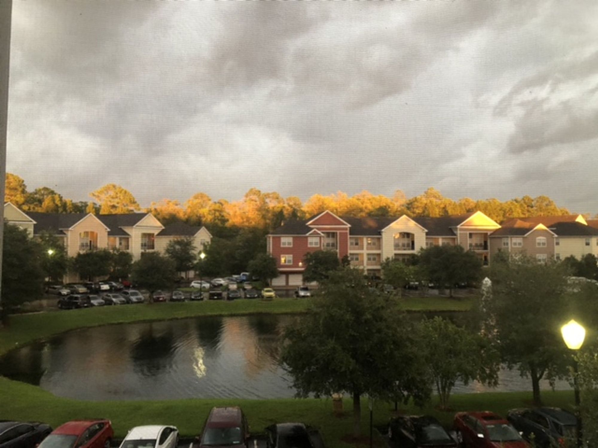 Jacksonville, Florida houses at sunset