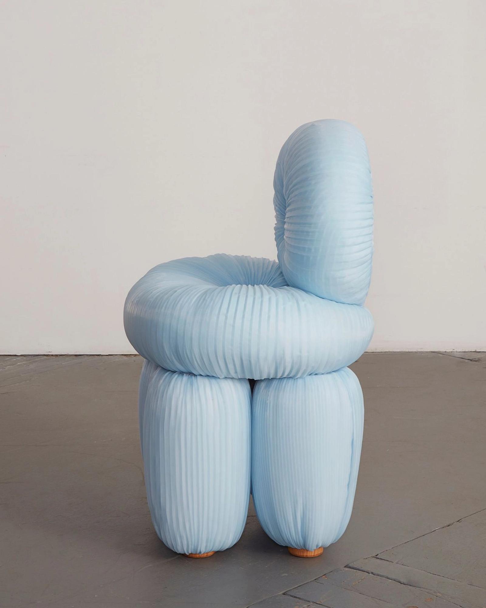 Aengus Chair, Chairs Beyond Right & Wrong, R & Co., NYC 2019. Image Courtesy of the Artist.