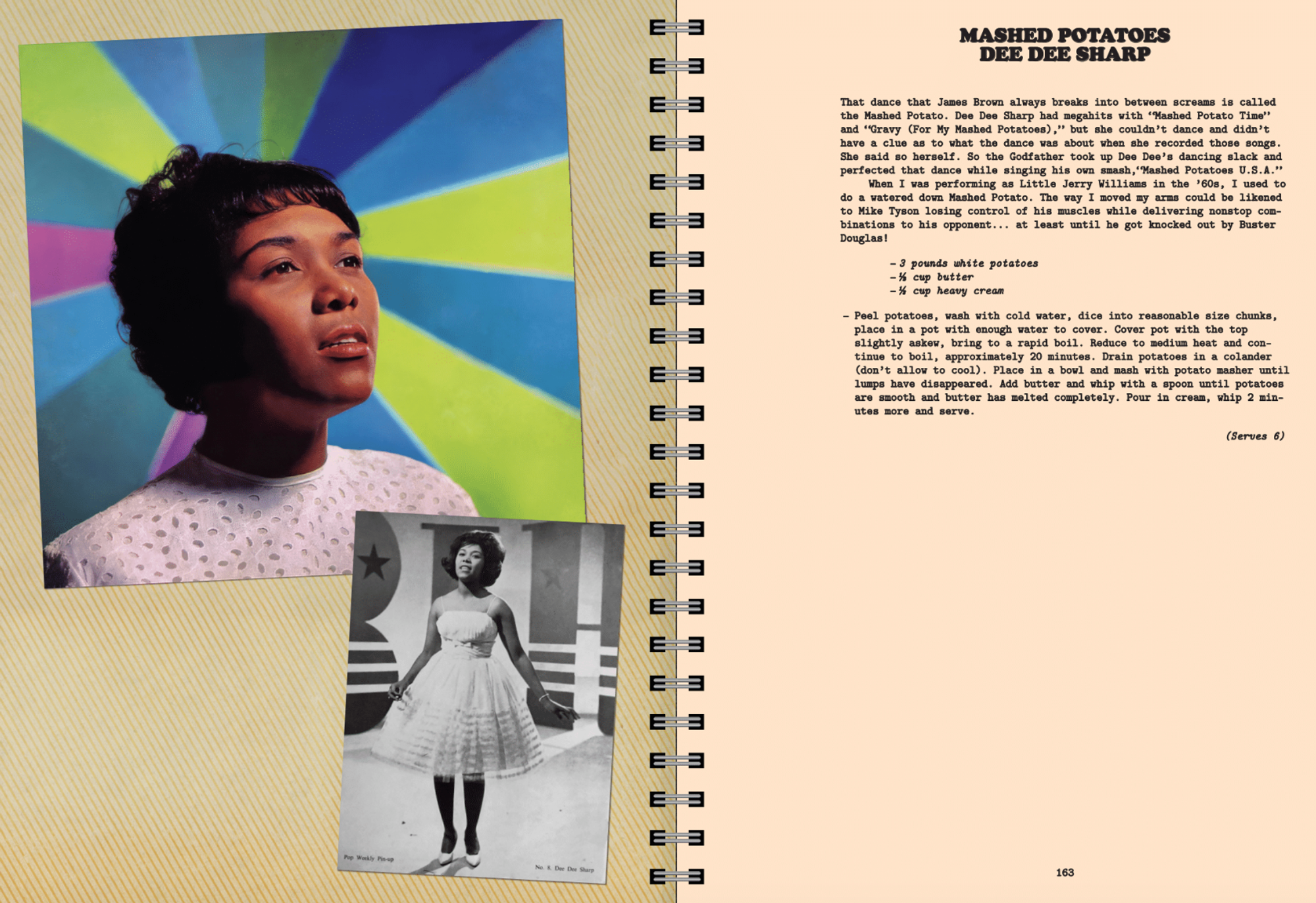 A recipe spread for DeeDee Sharp's mashed potatoes