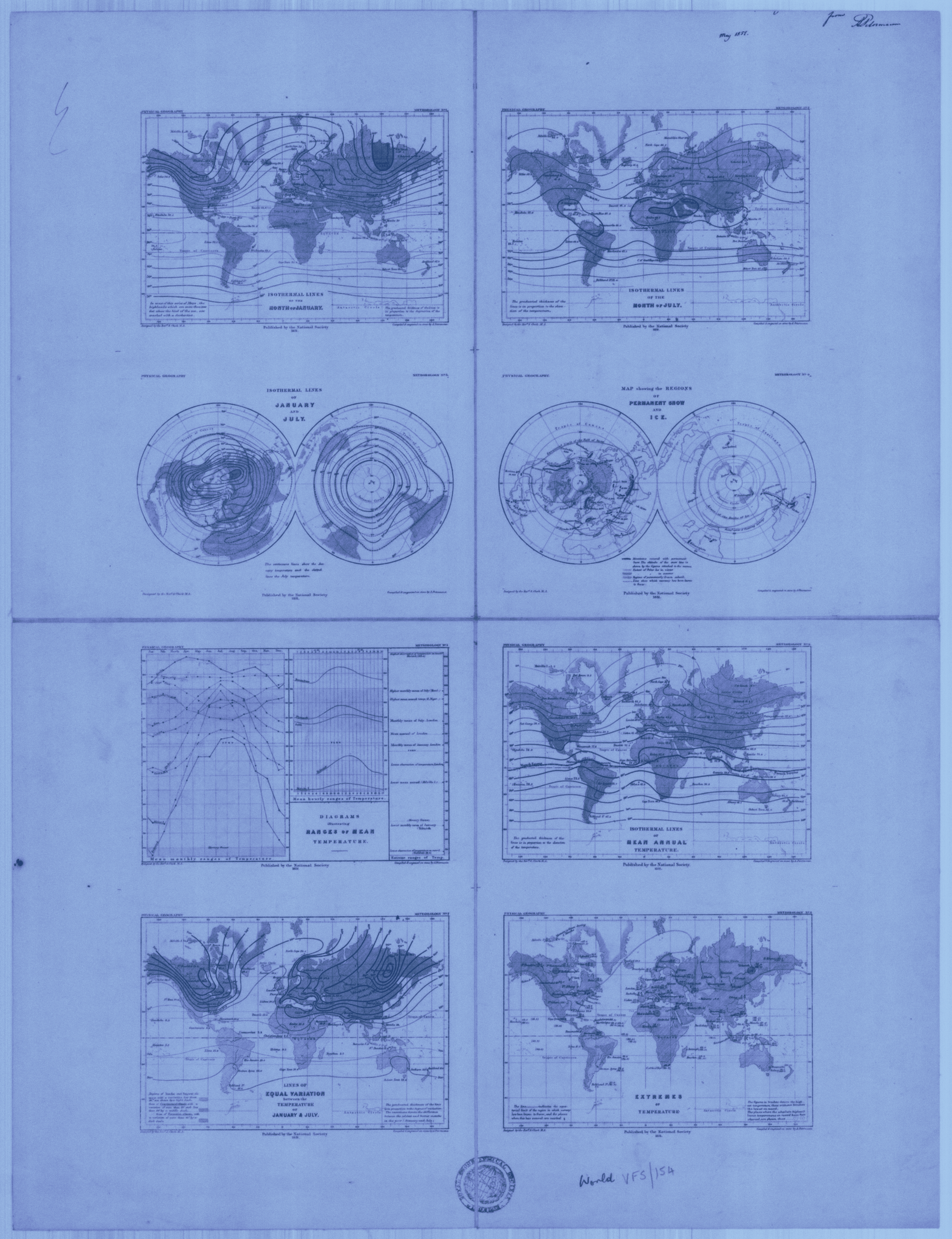 A collection of maps and charts.