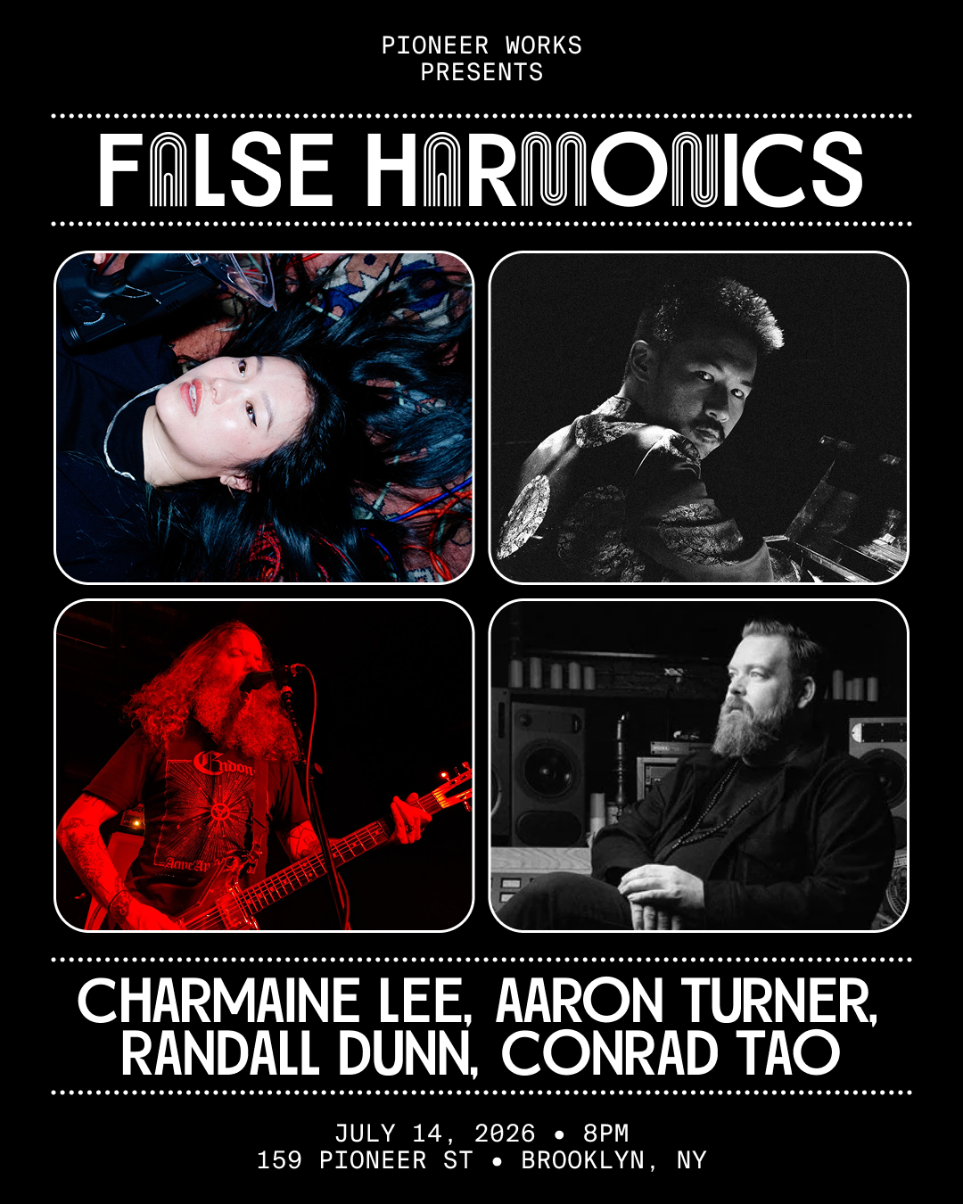 False Harmonics #26: Conrad Tao, Aaron Turner & Randall Dunn, Charmaine Lee