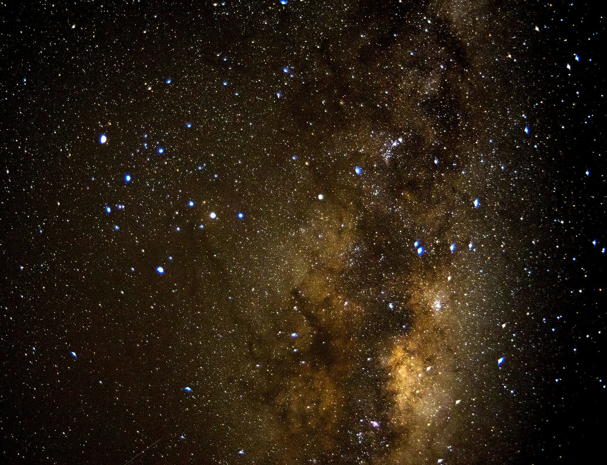 Scorpius constellation featuring Mars and Saturn planets 