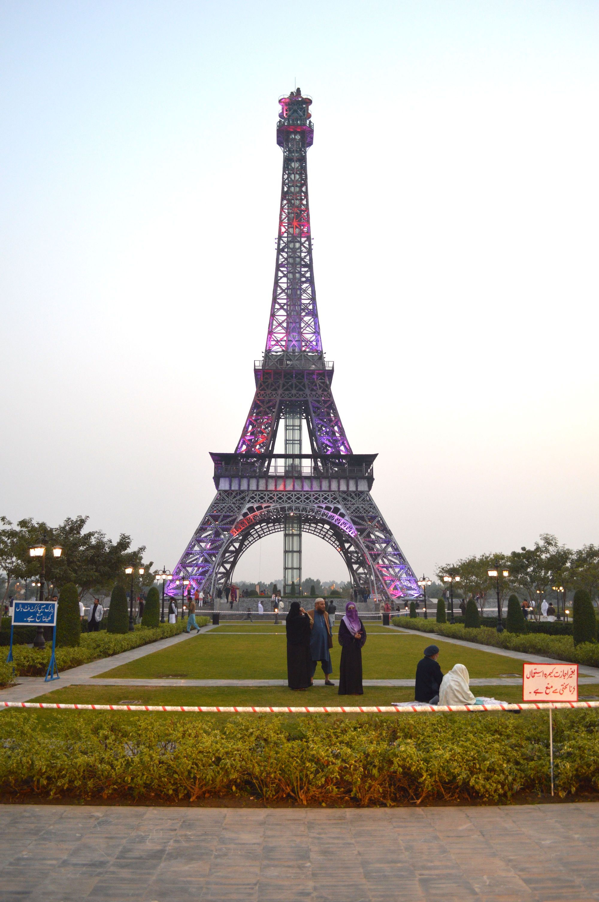 Site Documentation, Eiffel Tower, Bahria Town, Lahore, Pakistan.