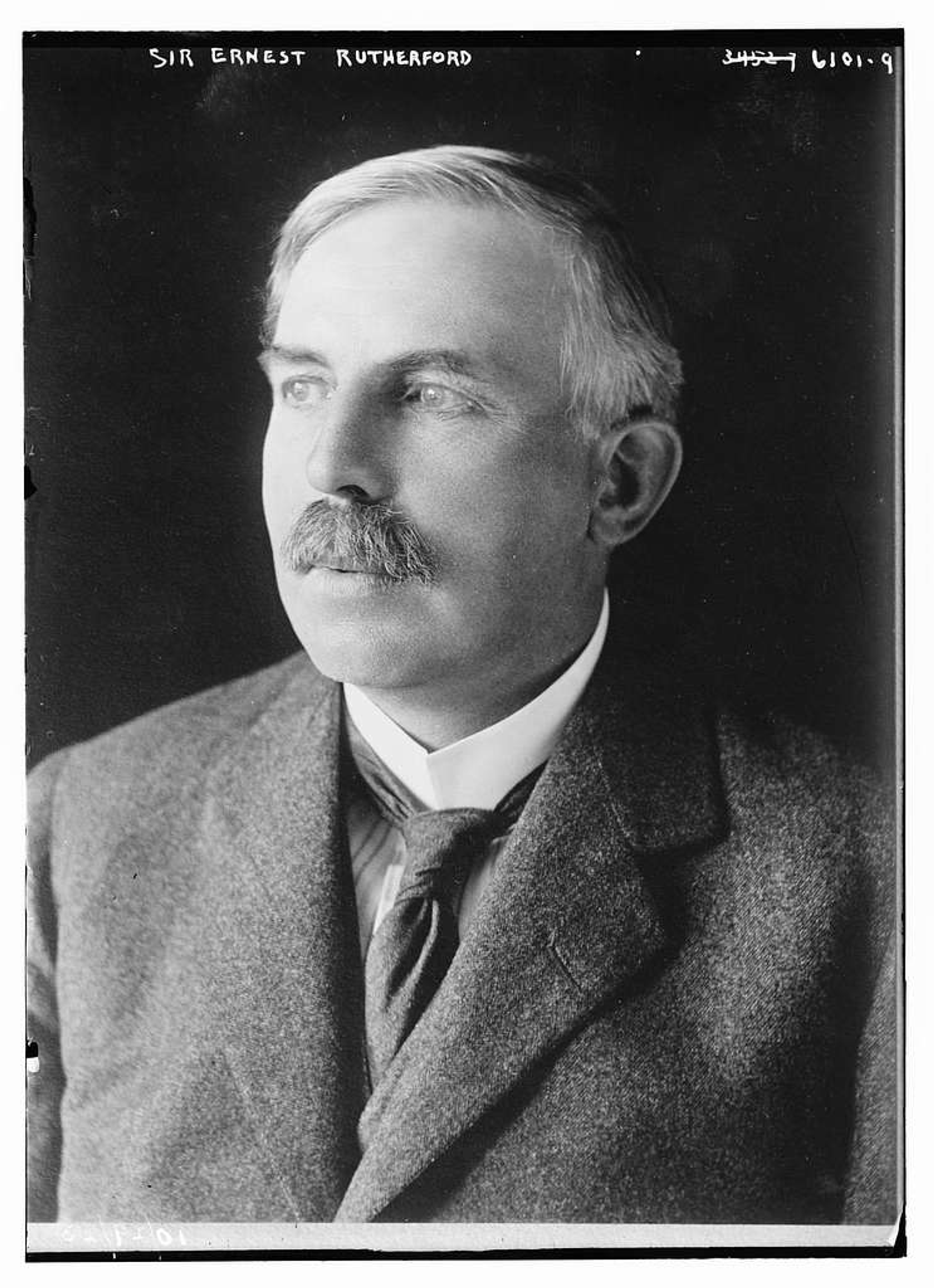 Black and White photograph of Sir Ernest Rutherford