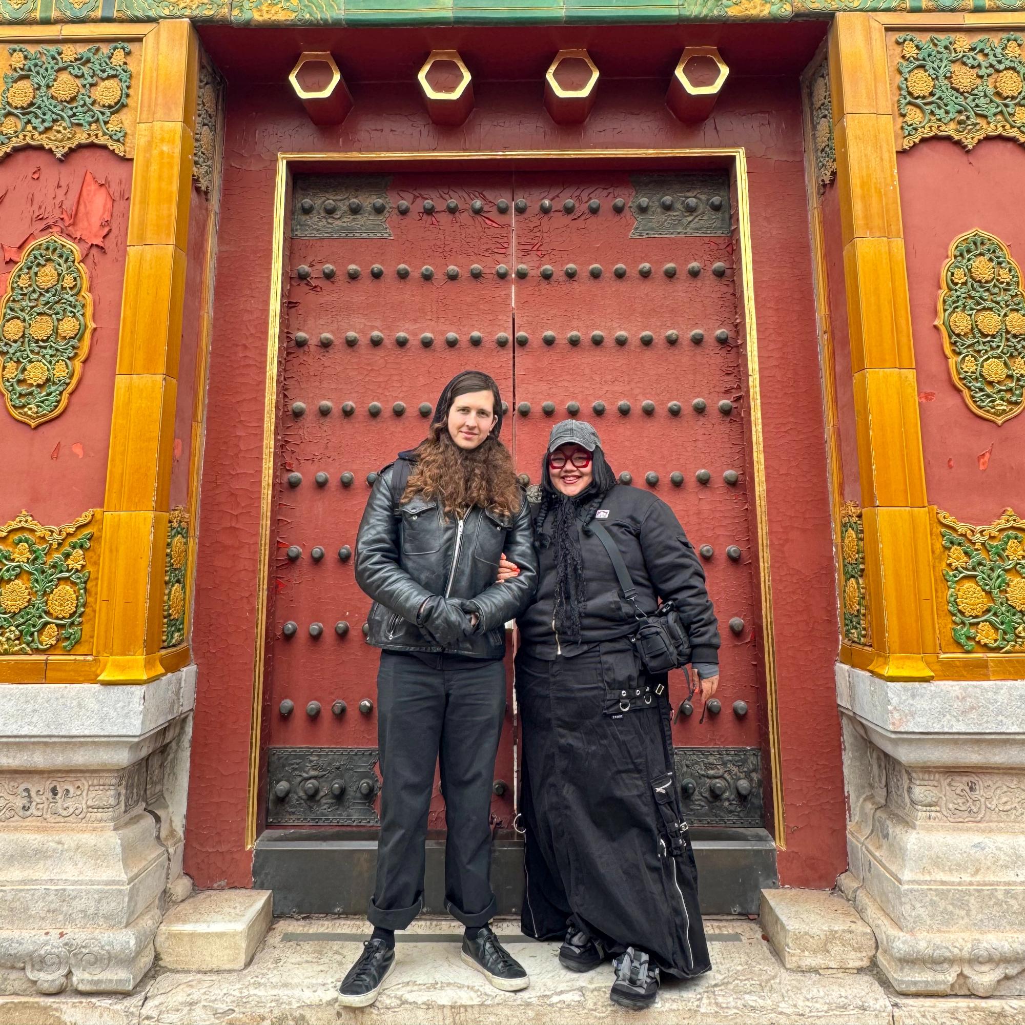 Portrait of Gabriela Ruiz and Emmett Palaima